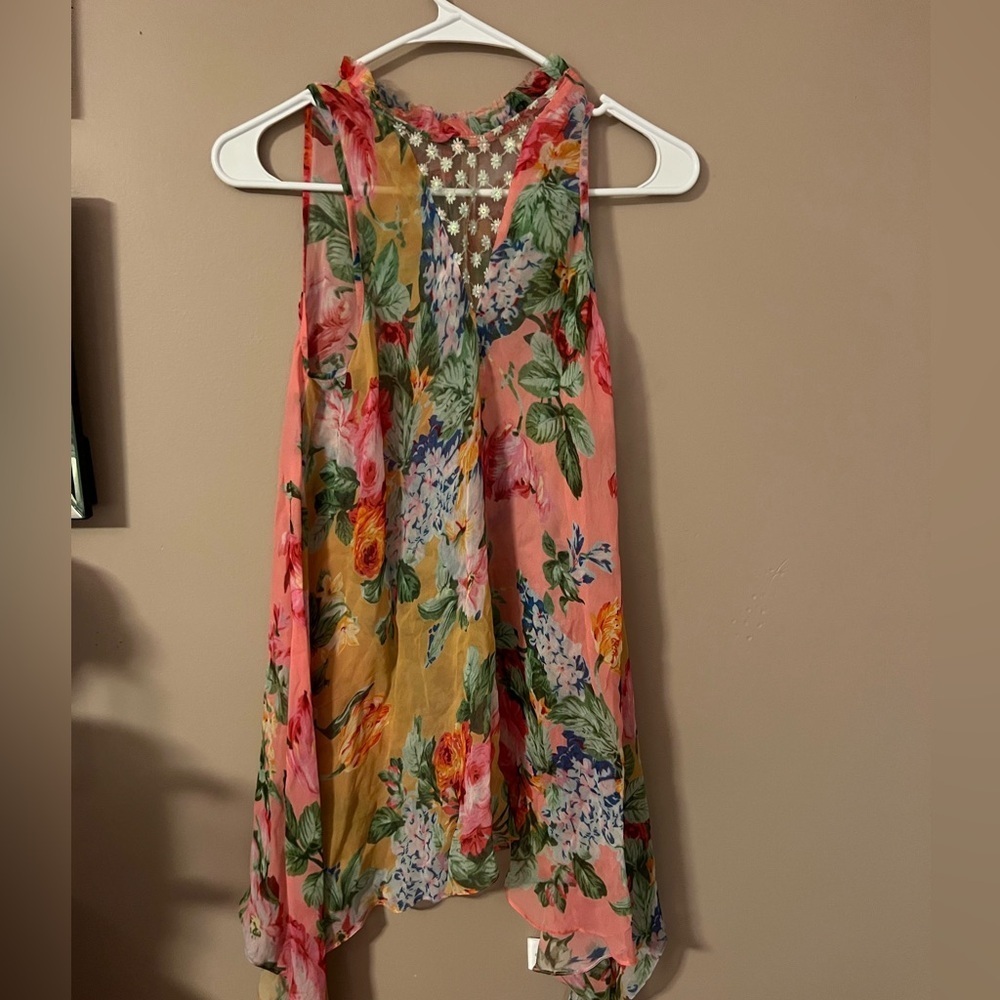 Anthropologie Nikasha Morevia floral top size small - Picture 5 of 7
